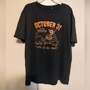 Black Halloween Graphic T-Shirt